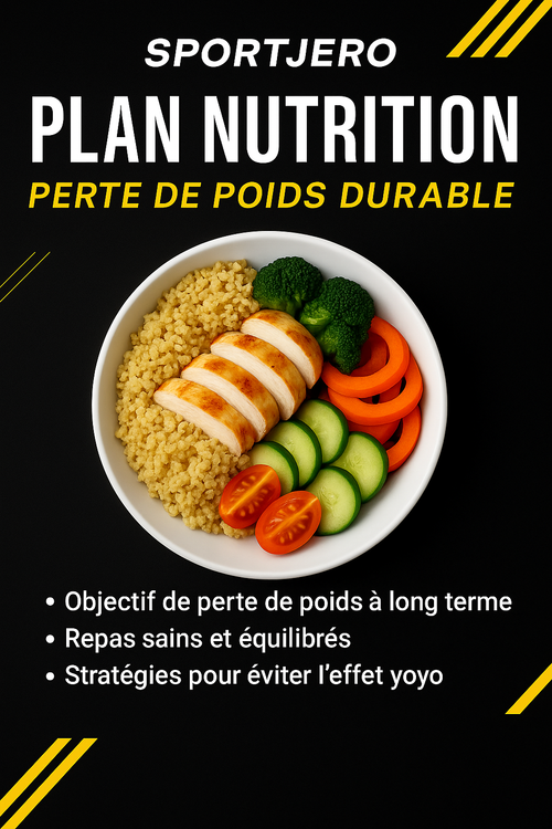 Plan Nutrition « Perte de Poids Durable »